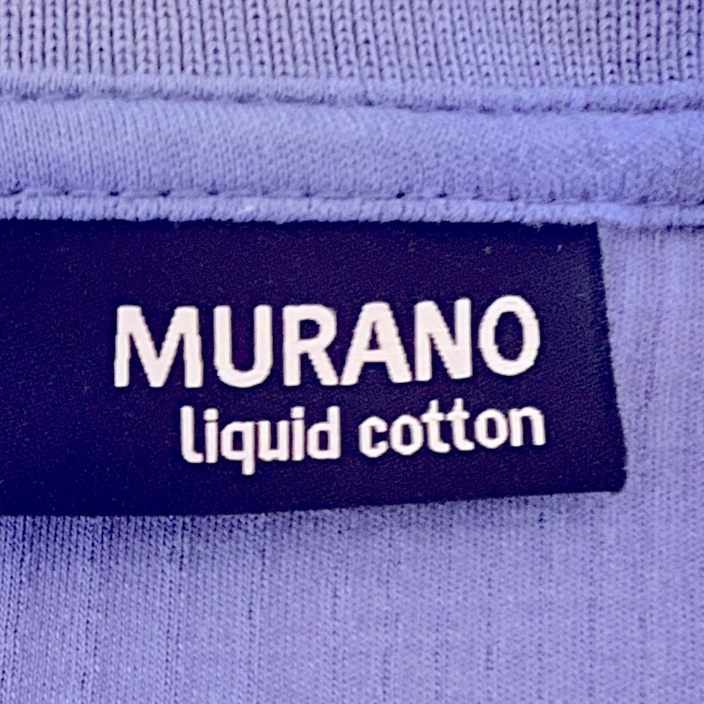 Murano - Short Sleeved Jersey - Ribbed Pattern - Size: L - Blue - Picture 5 of 8